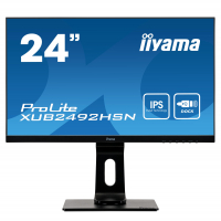 iiyama ProLite XUB2492HSN-B1 24" IPS FHD Monitor - new 1920x1080, 75Hz, 4ms, USB-C, DisplayPort, HDMI, LAN