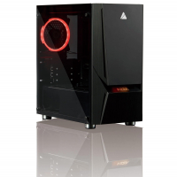 AZZA Luminous 110 - neu RGB mATX Minitower mit Glas-Seitendeckel